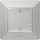 Legrand Valena Life 86 External Electrical Rolling Shutters Wall Switch no Frame Basic Illuminated Silver