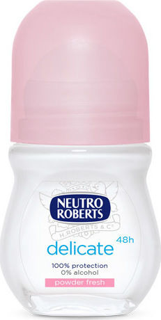 Neutro Roberts Delicate Powder Fresh Αποσμητικό 48h σε Roll-On 50ml