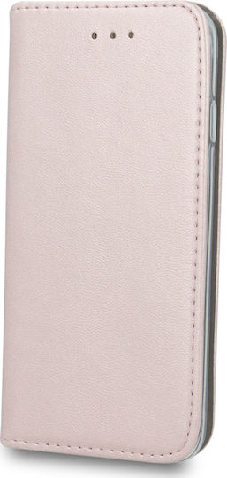 Smart Magnetic Buchen Sie Synthetisches Leder Rose Gold (Redmi 8)