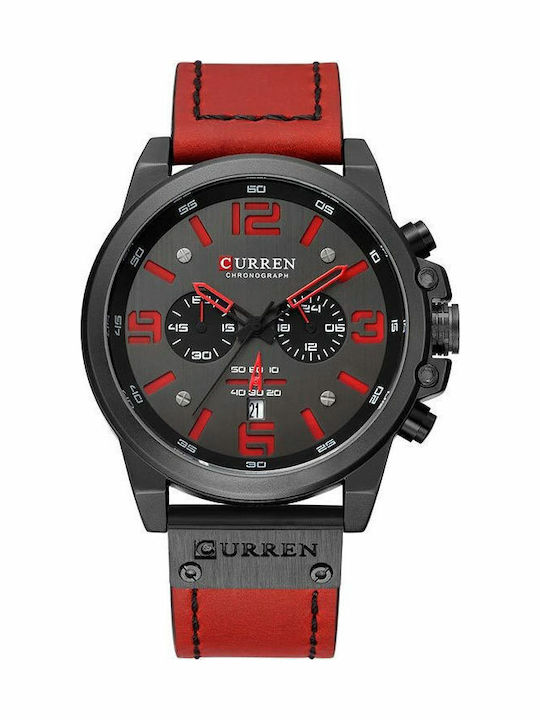 Curren Men's Watch 47mm Chronograph Battery wit...