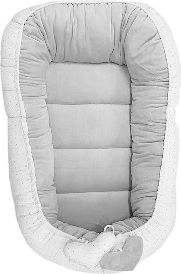 Tuttolina Cocoon Small Dots Baby Nest Gray
