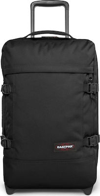 Eastpak Strapverz S Cabin Travel Suitcase Fabric Black with 2 Wheels Height 51cm.