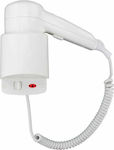 Darwin DRW-300 White Hotel Hair Dryer 1.2kW with Spiral Cable up to 260cm