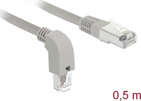 DeLock S/FTP Cat.6 Gigabit Network Cable Ethernet 0.5m Gray