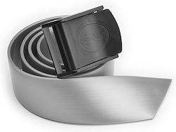 CINTURA silicone BELT FIBBIA C4 - silver