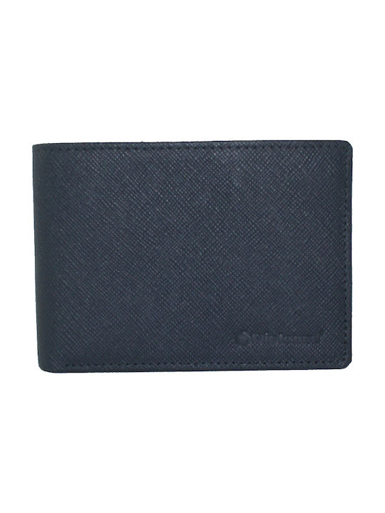 Diplomat Men's Leather Wallet Blue