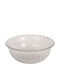 Keskor Glass Salad Bowl Transparent 17.5x17.5x7cm