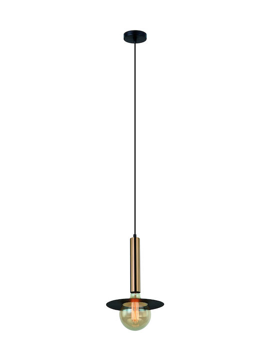 Viokef Louis Pendant Light Single-Light for Socket E27 Gold