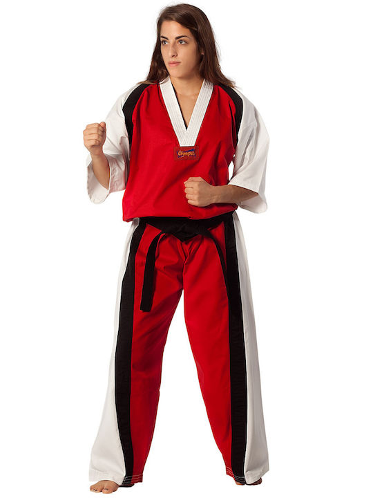 Olympus Sport Semi Contact Uniform Adults / Kids Kick Boxing Uniform Red