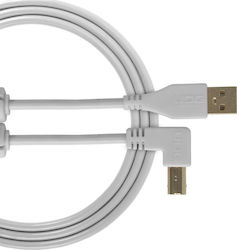 UDG USB 2.0 Кабел USB-A мъжки - USB-B мъжки Бял...