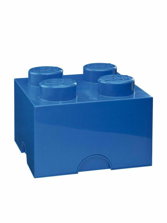 Lego Παιδικό Κουτί Αποθήκευσης από Πλαστικό 4-Stud Μπλε 25x25x18cm