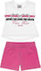 Alouette Kids Set with Shorts Summer 2pcs White