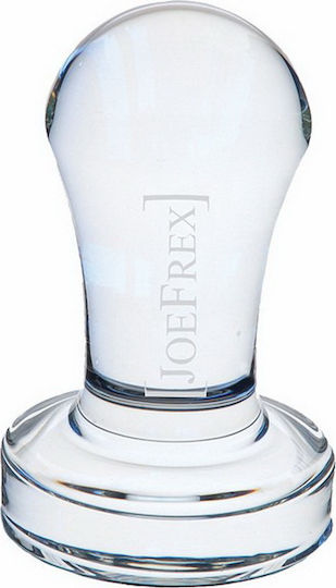Joe Frex Crystal Clear Glass Πατητήρι με Επίπεδη Επιφάνεια 58mm σε Διάφανο Χρώμα
