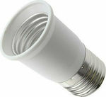 GloboStar Socket Extension for E27 White 02228