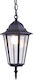 Vivalux Maribor H001/BK Outdoor Hanging Ceiling Light E27 in Black Color VIV004189