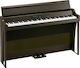 Korg Електрически Изправен Пиано G1 Air Комплект с 88 Претеглени Клавиши Вградени говорители и Свързване със Слушалки и Компютър Кафяв