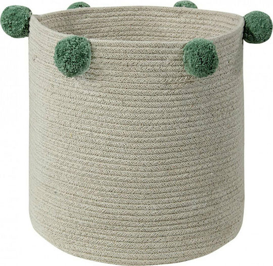 Lorena Canals Kinder Aufbewahrungskorb Bubbly Grün 30x30x30cm 1Stück