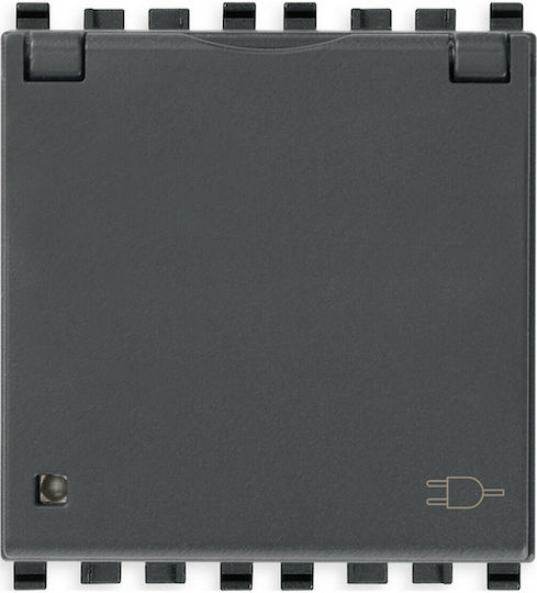 Vimar Eikon Power Socket Gray 1pcs