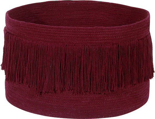 Lorena Canals Детска кошница за съхранение Fringes Червен 45x30x30см 1бр