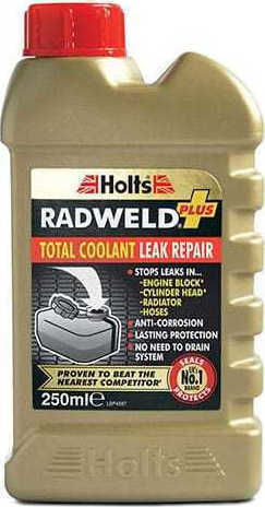 Holts Radweld Plus Total Coolant Leak Repair Добавка Уплътнител За Течове На Радиатор За Автомобил 250ml
