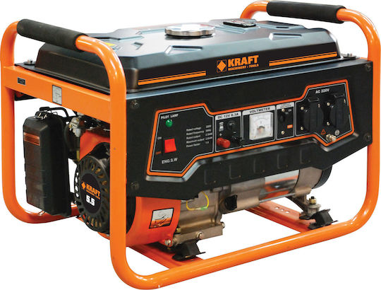 Kraft LT-3900 Генератор Бензин (четиритактов) Четиритактов с Миза и Максимална Мощност 2.7kVA