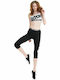 Women's Capri Training Legging Black