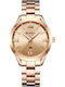 Curren Women's Watch with Pink Gold Metal Bracelet