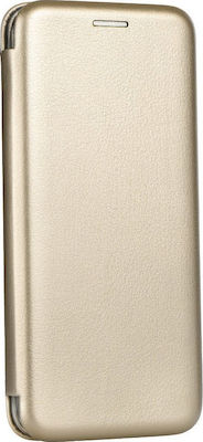 Forcell Elegance Synthetic Leather Book Gold (Galaxy A51)