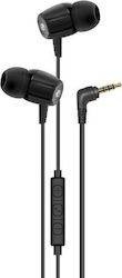 iXchange SE11 In-ear Handsfree with 3.5mm Connector Black