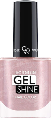 Golden Rose Extreme Gel Shine Shimmer Βερνίκι Νυχιών Ροζ 38 10.2ml