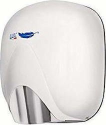 Lux Plastic Hand Dryer 75dB with Sensor Norte White 1.1kW