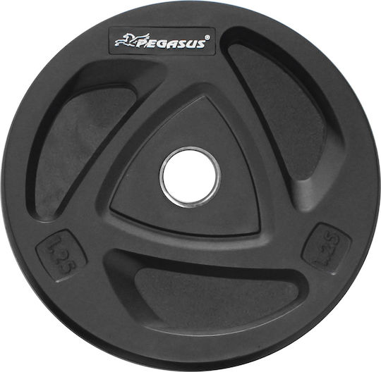 Pegasus Set of Plates Olympic Type Rubber 1 x 2.5kg Φ50mm with Handles
