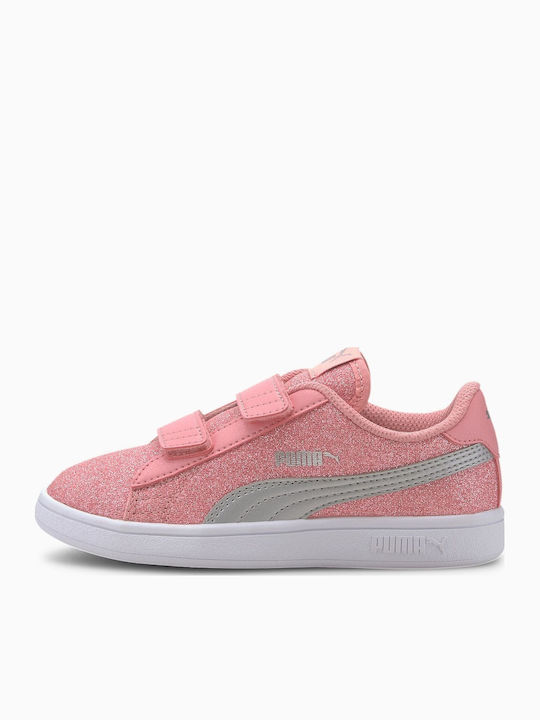 PUMA Smash Glitz Glam Παιδικά Sneakers με Σκρατ...