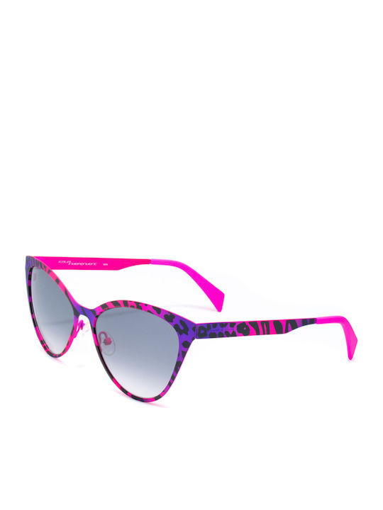 Italia Independent Women's Sunglasses with Multicolour Metal Frame 0022A.ZEB.013