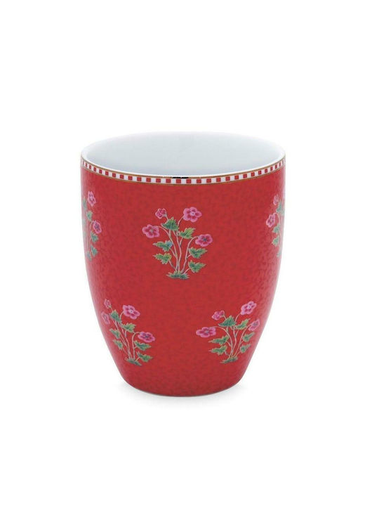 PiP Studio Good Morning Ceramic Cup Red 300ml