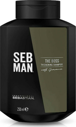 Sebastian Professional Seb Man The Boss Шампоан Възстановяване/Подхранване и Обем За Всички Типове Коса 250ml