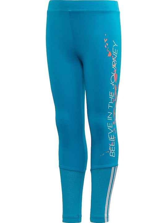 adidas Kids Legging Sports Long Light Blue Frozen