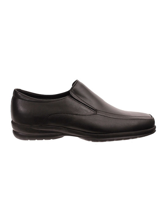 steve kommon ανδρικά loafers sk66344 ΜΑΥΡΟ