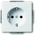 Abb Single Power Socket Ivory