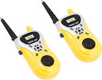 AG490 Walkie Talkie mit Monochromdisplay Set mit 2Stück In Gelb Farbe