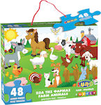 Детски пъзел Farm Animals 48бр. за 3++ години 000621470 Luna