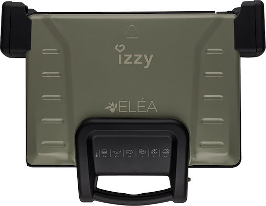 Izzy Elea 223265 Sandwich Maker with Removable Plates for for 4 Sandwiches Sandwiches 2100W Green