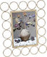 Espiel Photo Frame Metallic 13x18cm with Gold Frame