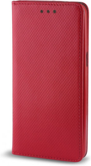 Smart Magnet Book Δερματίνης Κόκκινο (Xiaomi Mi 9 Lite)