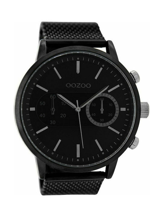 Oozoo Timepieces Stainless Steel Bracelet Black