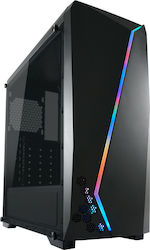 LC-Power Gaming 700B Hexagon Midi Tower with Side Window