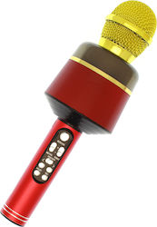 Microfon Karaoke Wireless Q008 Roșu