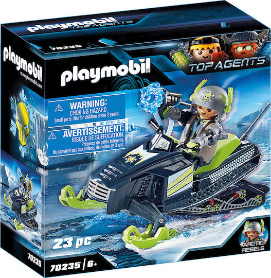 Playmobil Топ агенти Arctic Rebels Ice Scooter за 6+ години години