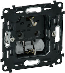 Legrand Valena Single Power Socket Automatic Terminals Black