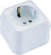 Makel Single Power Socket White